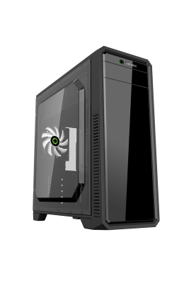 Корпус GameMax G561-FRGB Black, без БЖ, Midi Tower, ATX / Micro ATX / Mini ITX, 1хUSB 3.0, 2хUSB 2.0, 3x120 мм LED, 412x180x435 мм, 0.5 мм, 4.0 кг