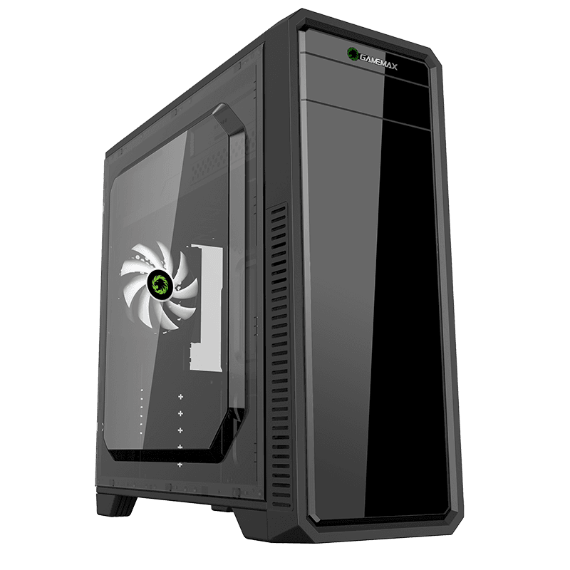 Корпус GameMax G561-FRGB Black, без БЖ, Midi Tower, ATX / Micro ATX / Mini ITX, 1хUSB 3.0, 2хUSB 2.0, 3x120 мм LED, 412x180x435 мм, 0.5 мм, 4.0 кг