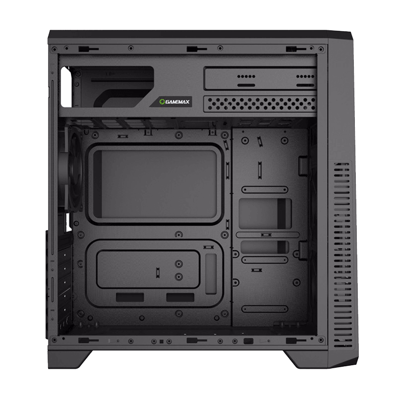 Корпус GameMax G561-FRGB Black, без БЖ, Midi Tower, ATX / Micro ATX / Mini ITX, 1хUSB 3.0, 2хUSB 2.0, 3x120 мм LED, 412x180x435 мм, 0.5 мм, 4.0 кг