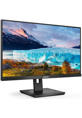 Монітор 23.8" Philips 242S1AE/00 Black, WLED, IPS, 1920x1080, 4 мс, 250 кд/м², 1000:1, 178°/178°, DP/HDMI/DVI/VGA, 2х2 Вт, Vesa 100x100, Adaptive Sync
