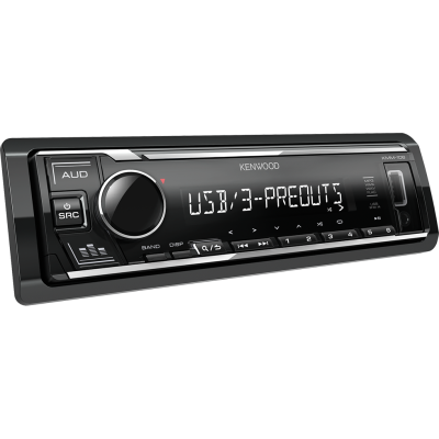 Автомагнітола Kenwood KMM-106 USB, 1 Din, підсвітка White (KMM-106)