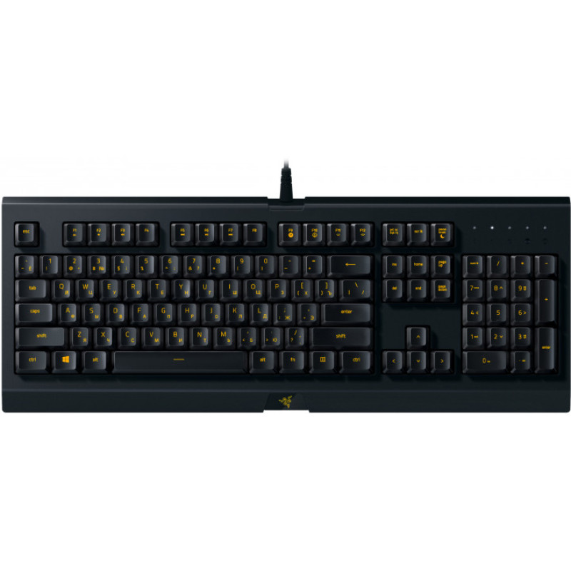 Клавіатура Razer Cynosa Lite, Black, USB, мембранна, RGB підсвічування Razer Chroma, програмовані клавіші із записом макросів "на льоту" (RZ03-02741500-R3R1)