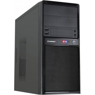 Корпус GameMax MT-304-NP Black, без БЖ, Mini Tower, Micro ATX / Mini ITX, 2хUSB 2.0, 380x173x368 мм