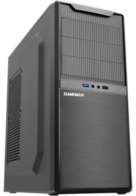 Корпус GameMax MT507-NP-U3 Black, без БЖ, Miditower, ATX/Mini-ITX/microATX, 1хUSB 2.0, 1хUSB 3.0, 415х200х413 мм, 0.4мм, 3.0кг (MT507-NP-U3)