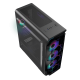 Корпус GameMax StarLight B-FRGB, без БЖ, Mid Tower, ATX / Micro ATX / Mini ITX, 2xUSB 2.0, 1xUSB 3.0, 4x120 мм FRGB Fan, 440x205x470 мм