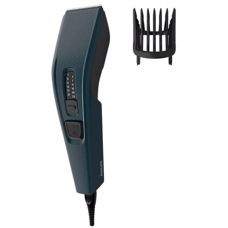 Машинка для стрижки Philips HC3505/15 Black, мережа, насадки 1 шт, 13 установок довжини