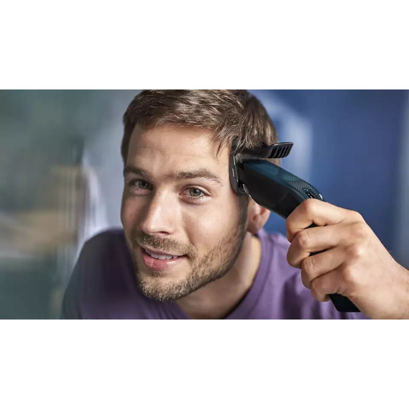 Машинка для стрижки Philips HC3505/15 Black, мережа, насадки 1 шт, 13 установок довжини