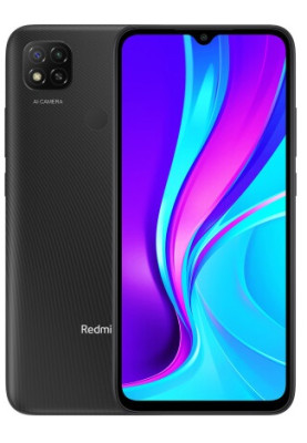 Смартфон Xiaomi Redmi 9C Midnight Grey, 2 Nano SIM, 6.53" (1600х720) IPS, MediaTek Helio G35 (4x2.3 + 4x1.8 GHz), RAM 2GB, ROM 32GB, MicroSD (Max 256GB), GPS, Wi-Fi, BT, LTE, 3 Cam (13Mp+2Mp+5Mp), Li-Ion 5000mAh, Android 10