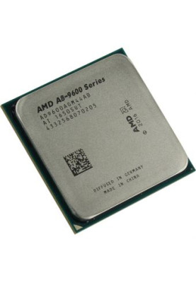 Процесор AMD (AM4) A8-9600, Tray, 4x3.1 GHz (Turbo Boost 3.4 GHz), Radeon R7 (900 MHz), L2 2Mb, Bristol Ridge, 28 nm, TDP 65W (AD9600AGM44AB)