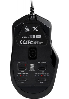 Миша A4Tech X5 Max Bloody, USB ESports Gaming X, 10 000 CPI, RGB (X5 Max Bloody)