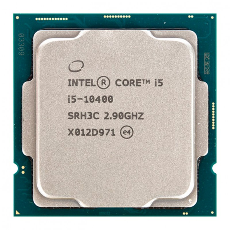 Процесор Intel Core i5 (LGA1200) i5-10400, Tray, 6x2.9 GHz (Turbo Boost 4.3 GHz), L3 12Mb, UHD Graphics 630 (1100 MHz), Comet Lake, 14 nm, TDP 65W (CM8070104282718)