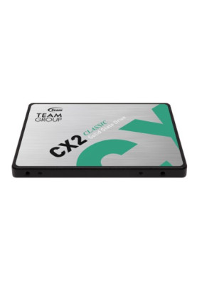 Твердотільний накопичувач 256Gb, Team CX2, SATA3, 2.5", 3D TLC, 520/430 MB/s (T253X6256G0C101)