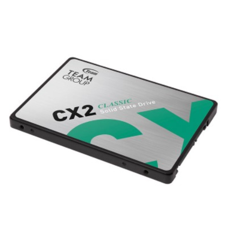 Твердотільний накопичувач SSD 256Gb, Team CX2, SATA3, 2.5", 3D TLC, 520/430 МБ/с (T253X6256G0C101)
