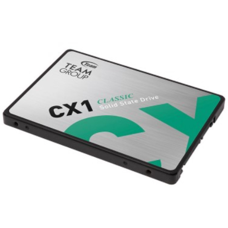 Твердотільний накопичувач 240Gb, Team CX1, SATA3, 2.5", 3D TLC, 520/430 MB/s (T253X5240G0C101)