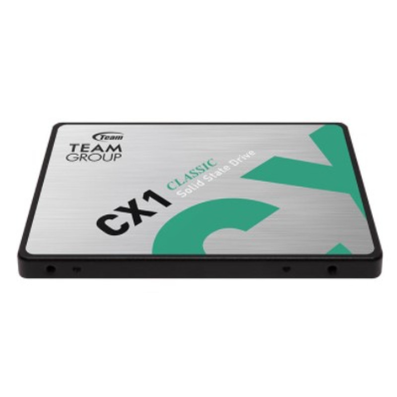 Твердотільний накопичувач 240Gb, Team CX1, SATA3, 2.5", 3D TLC, 520/430 MB/s (T253X5240G0C101)