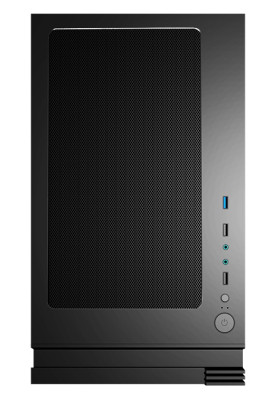 Корпус 2E Gaming VIRTUS Black, без БЖ, Mid Tower, для ATX / Micro ATX / Mini ITX, 2xUSB 2.0, 1xUSB 3.0, 3x120 ARGB Fan, бічна панель із загартованого скла (2E-G3301)