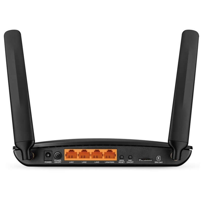 Роутер TP-LINK TL-MR150, Black, 3xLAN, 1xWAN, 1xSIM-card 3G/4G