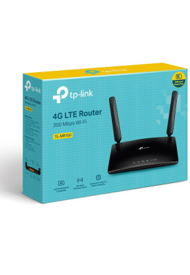 Роутер TP-LINK TL-MR150, Black, 3xLAN, 1xWAN, 1xSIM-card 3G/4G