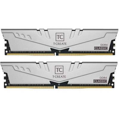 Пам'ять 8Gb x 2 (16Gb Kit) DDR4, 2666 MHz, Team T-Create Classic, Gray, 19-19-19-41, 1.2V, з радіатором (TTCCD416G2666HC19DC01)