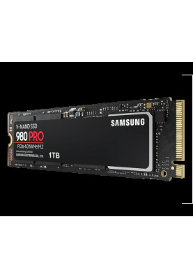 Твердотільний накопичувач M.2 1Tb, Samsung 980 Pro, PCI-E 4.0 x4, MLC 3-bit V-NAND, 7000/5000 MB/s (MZ-V8P1T0B)