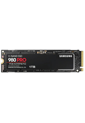 Твердотільний накопичувач M.2 1Tb, Samsung 980 Pro, PCI-E 4.0 x4, MLC 3-bit V-NAND, 7000/5000 MB/s (MZ-V8P1T0B)