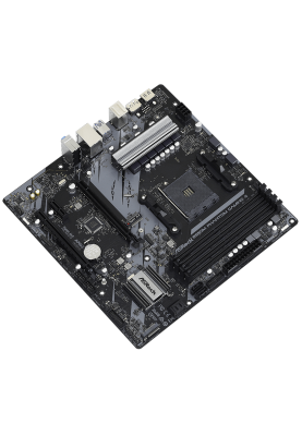 Мат.плата AM4 (B550) ASRock B550M Phantom Gaming 4, B550, 4xDDR4, CrossFireX, Int.Video(CPU), 4xSATA3, 2xM.2, 1xPCI-E 16x 4.0, 1xPCI-E 16x 3.0, 1xPCI-E 1x 3.0, ALC887, RTL8111H, 8xUSB3.2/4xUSB2.0, HDMI/DP, Micro ATX