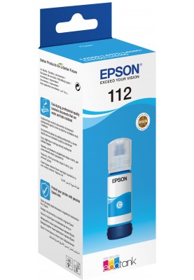 Чорнило Epson 112, Cyan, для L15150/L15160, 70 мл (C13T06C24A)
