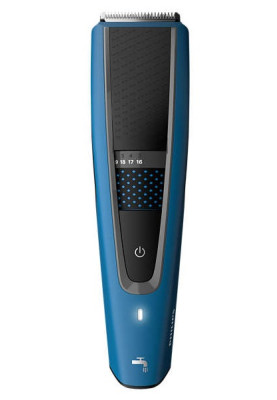 Машинка для стрижки Philips HC5612/15 Blue, мережа/акумулятор, насадки 3 шт, 28 установок довжини