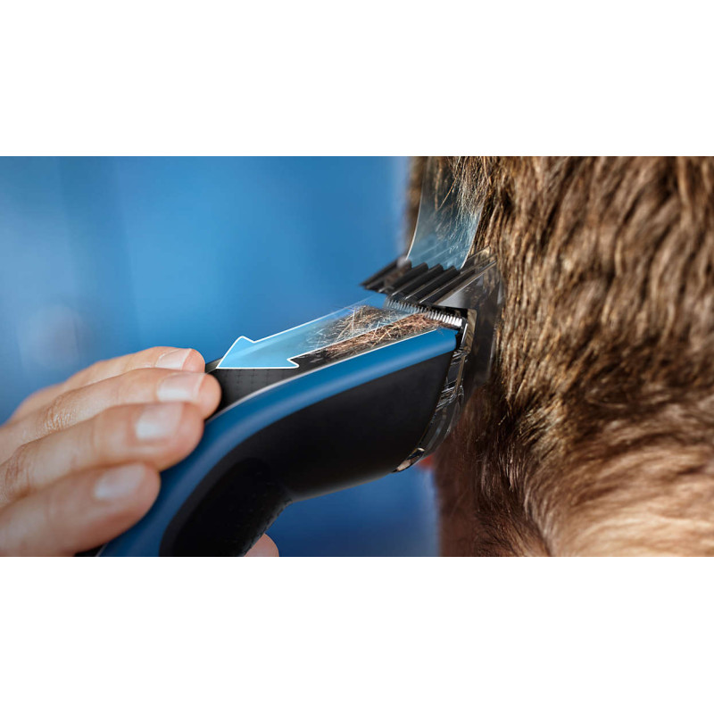 Машинка для стрижки Philips HC5612/15 Blue, мережа/акумулятор, насадки 3 шт, 28 установок довжини
