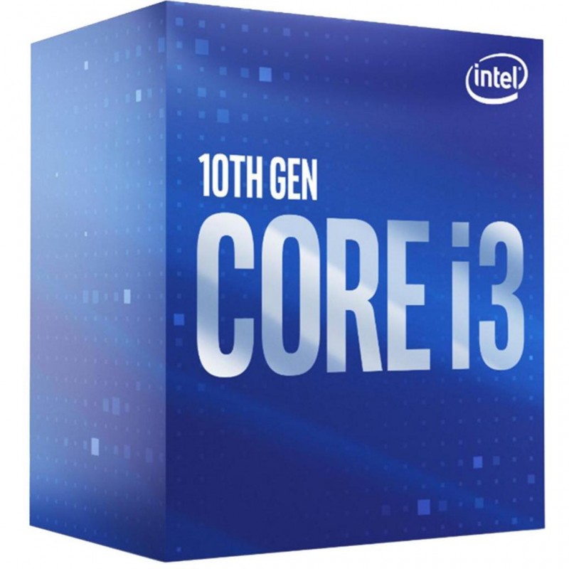 Процесор Intel Core i3 (LGA1200) i3-10100F, Box, 4x3.6 GHz (Turbo Boost 4.3 GHz), L3 6Mb, Comet Lake, 14 nm, TDP 65W (BX8070110100F)