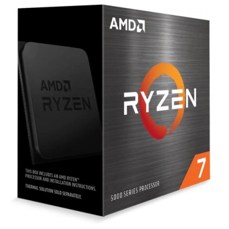 Процесор AMD (AM4) Ryzen 7 5800X, Box, 8x3.8 GHz (Turbo Boost 4.7 GHz), L3 32Mb, Zen 3, 7 nm, TDP 105W, розблокований множник, система охолодження в комплекті не йде (100-100000063WOF)