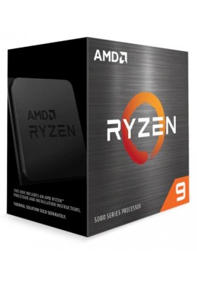 Процесор AMD (AM4) Ryzen 9 5950X, Box, 16x3.4 GHz (Turbo Boost 4.9 GHz), L3 64Mb, Zen 3, 7 nm, TDP 105W, розблокований множник, система охолодження в комплекті не йде (100-100000059WOF)