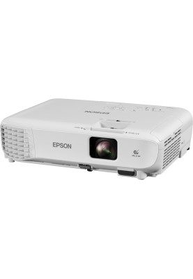 Проектор Epson EB-W06 (V11H973040), White, 3LCD, 1280x800 (16:10), 3700 Лм, 16000:1, VGA/HDMI/RCA, PAL/NTSC/SECAM/HDTV, 237 х 302 х 82 мм, 2.5 кг (лампа ELPLP97)
