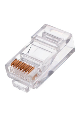 Конектор RJ45, UTP, 1000 шт, Cat. 5e, Clear, Atcom (7943)