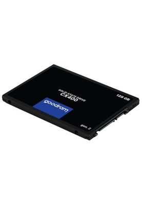 Твердотільний накопичувач 128Gb, Goodram CX400 (Gen.2), SATA3, 2.5", 3D TLC, 550/460 MB/s (SSDPR-CX400-128-G2)