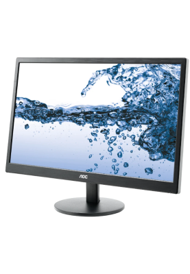 Монітор 21.5" AOC e2270Swhn, Black, WLED, TN, 1920x1080, 5 мс, 200 кд/м², 700:1, 90°/65°, VGA/HDMI, Vesa 100x100
