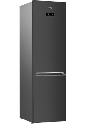 Холодильник Beko RCNA406E35ZXBR, Black, двокамерний, загальний об'єм 362L, корисний об'єм 253L/109L, A++, 202.5x59.5x67 см