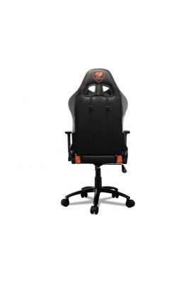 Ігрове крісло Cougar Armor PRO Black/Orange дихаюча екошкіра, сталевий каркас, чорний (Armor PRO Black/Orange)