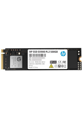 Твердотільний накопичувач M.2 500Gb, HP EX900, PCI-E 3.0 x4, 3D TLC, 2000/1400 MB/s (2YY44AA)