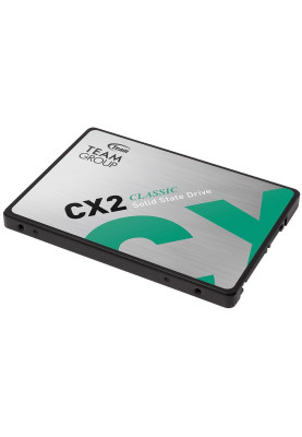Твердотільний накопичувач 1Tb, Team CX2, SATA3, 2.5", 3D TLC, 540/490 MB/s (T253X6001T0C101)