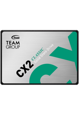 Твердотільний накопичувач 1Tb, Team CX2, SATA3, 2.5", 3D TLC, 540/490 MB/s (T253X6001T0C101)