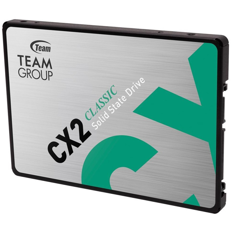 Твердотільний накопичувач 1Tb, Team CX2, SATA3, 2.5", 3D TLC, 540/490 MB/s (T253X6001T0C101)