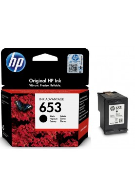Картридж HP №653 (3YM75AE), Black, DeskJet Plus Ink Advantage 6075/6475, 360 стор