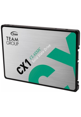 Твердотільний накопичувач 960Gb, Team CX1, SATA3, 2.5", 3D TLC, 530/470 MB/s (T253X5960G0C101)