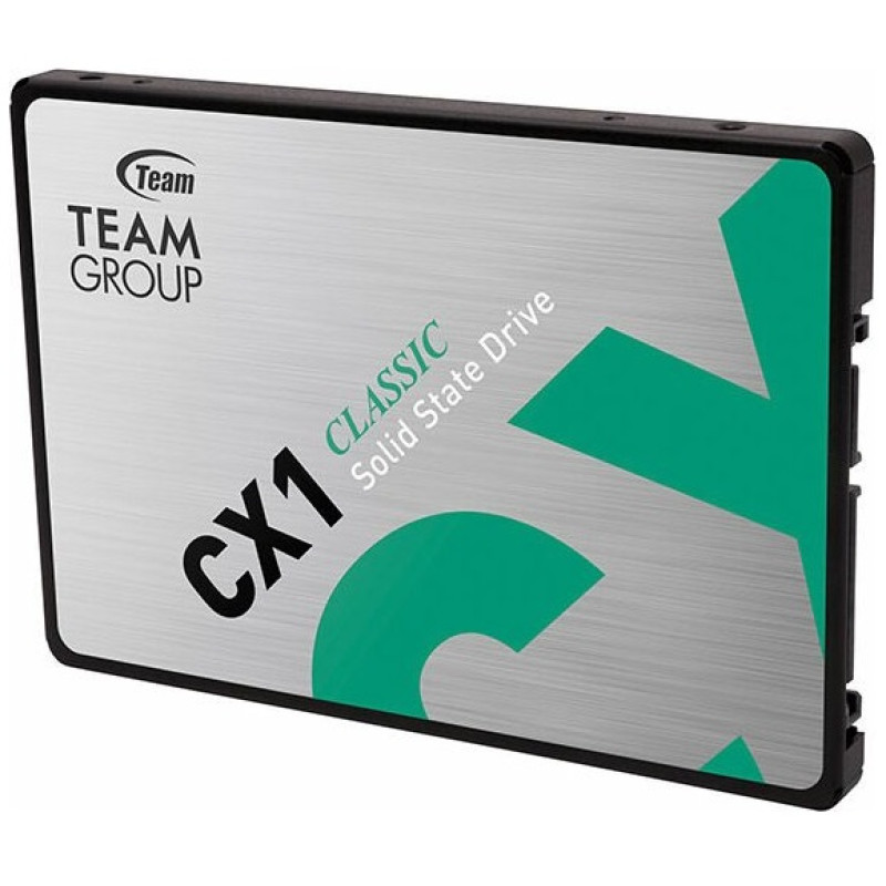 Твердотільний накопичувач 960Gb, Team CX1, SATA3, 2.5", 3D TLC, 530/470 MB/s (T253X5960G0C101)