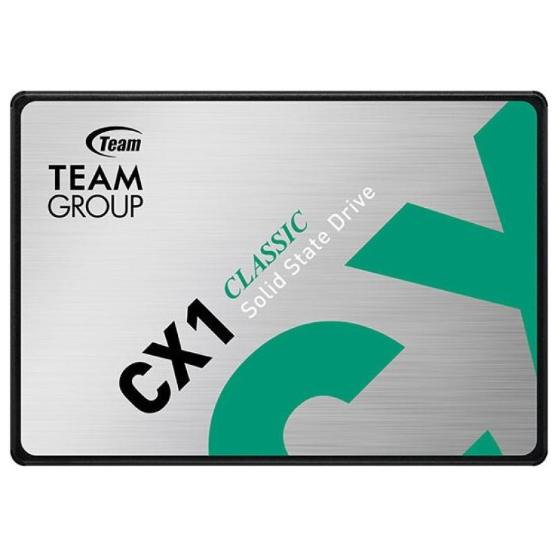 Твердотільний накопичувач 960Gb, Team CX1, SATA3, 2.5", 3D TLC, 530/470 MB/s (T253X5960G0C101)