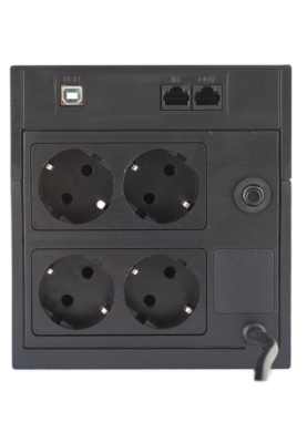 ДБЖ PowerCom RPT-1500AP LCD Schuko, 1500ВА евророзетки, Line-Interactive, 3 ступ AVR, диап 160-275В (RPT-1500AP.LCD (SCHUKO))