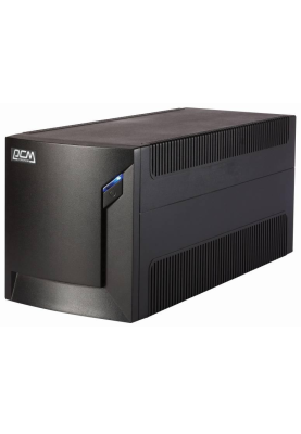 ДБЖ PowerCom RPT-2000AP LCD Schuko Black, 2000VA, 1200W,лінійно-інтерактивний, AVR, 4 розетки (Schuko), батарея 12В/9Ач x 2 шт (RPT-2000AP.LCD (SCHUKO))