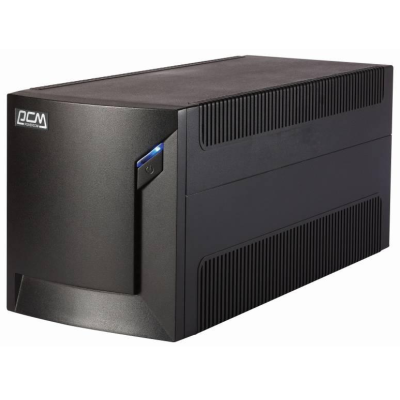 ДБЖ PowerCom RPT-2000AP LCD Schuko Black, 2000VA, 1200W,лінійно-інтерактивний, AVR, 4 розетки (Schuko), батарея 12В/9Ач x 2 шт (RPT-2000AP.LCD (SCHUKO))