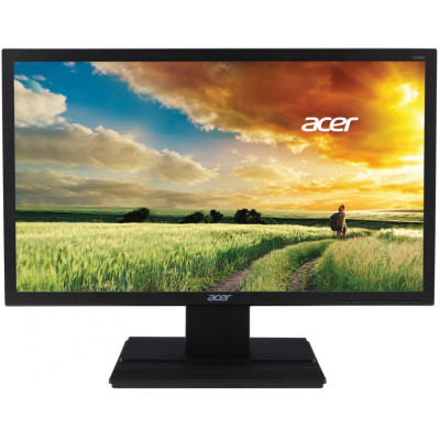 Монітор 23.6" Acer V246HQLbi, Black, WLED, VA, 1920x1080, 60 Гц, 16:9, 5 мс, 250 кд/м², 3000:1, 178°/178°, VGA/HDMI, Vesa 100x100 (UM.UV6EE.005)